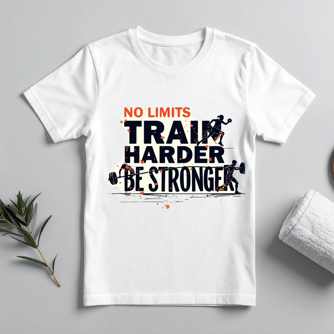 Train Harder-Classic Crew T-Shirt