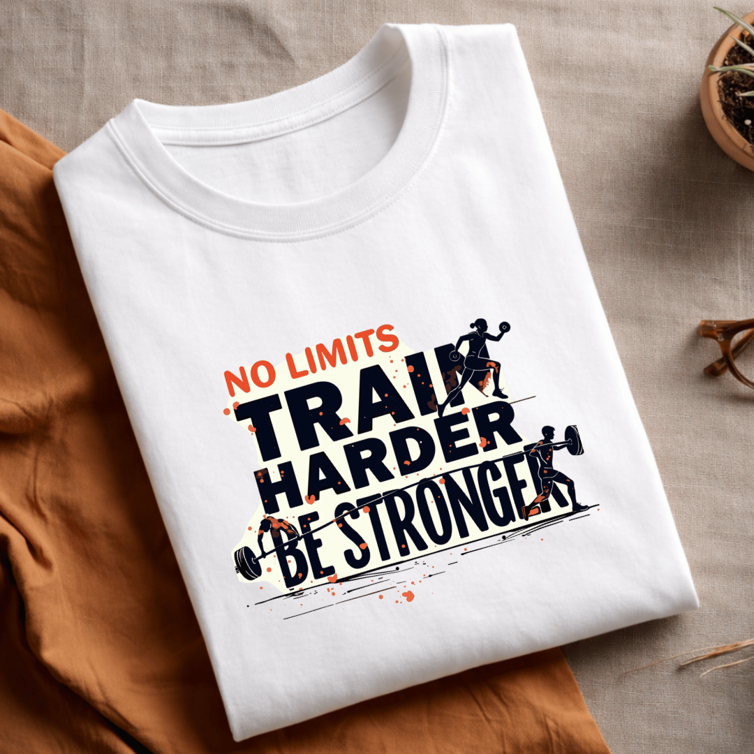 Train Harder-Classic Crew T-Shirt